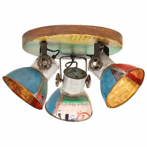 vidaXL Plafondlamp industrieel 25 W E27 42x25 cm meerkleurig