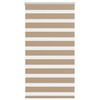vidaXL Zebra Blind 85x100 cm stofbreedte 80,9 cm polyester zandbruin