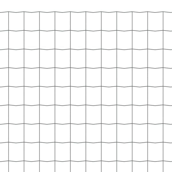 vidaXL Euro hek 25x1,2 m staal grijs