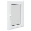 vidaXL Kelderraam RISOR 60 x 100 cm PVC en glas Wit