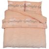 vidaXL Dekbedovertrekset 225x220 cm katoen roze