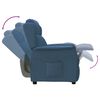 vidaXL Fauteuil verstelbaar stof blauw