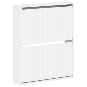 vidaXL Wandgemonteerde Schoenkast ZWOLLE 71 x 17 x 86 cm Bewerkt hout