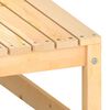 vidaXL Tuinvoetenbanken 2 st met kussens massief grenenhout
