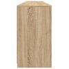 vidaXL Dressoir met LED-verlichting 202x37x67 cm sonoma eikenkleurig