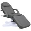 vidaXL Massagetafel 180x62x(86,5-118) cm grijs