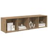 vidaXL Tv-meubelset 2 pcs Artisan Eiken 37 x 35 x 72 cm Bewerkt hout
