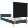 vidaXL Bedframe met hoofdeinde Blauw 80 x 200 cm Stof