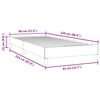 vidaXL Boxspring zonder matras fluweel lichtgrijs 80x220 cm