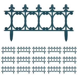 vidaXL Gazonranden 16 st 10 m PP groen