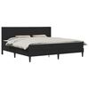 vidaXL Bedframe met matras met hoofdeinde Zwart 180 x 200 cm Fluweel