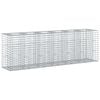 vidaXL Gabion Verhoogd Bed 2 st 250 x 50 x 80 cm Gegalvaniseerd staal