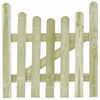 vidaXL Poort 100x100 cm ge&iuml;mpregneerd grenenhout