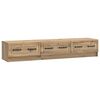 vidaXL TV-kast 147 x 34,5 x 27 cm Artisanaal eiken Bewerkt hout