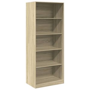 vidaXL Kledingkast 80x50x200 cm bewerkt hout sonoma eikenkleurig