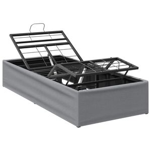 vidaXL Elektrisch Verstelbaar Bedframe Lichtgrijs 200 x 80 x 33,5 cm