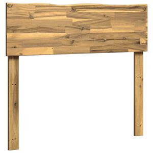 vidaXL Boomstamrand hoofdeinde ROSTOCK Wit 80 cm Massief Acaciahout