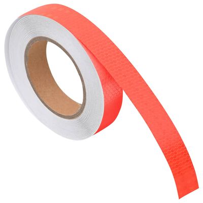vidaXL Reflecterende tape 2,5 cm x 20 m PVC rood