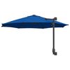 vidaXL Tuinparasol Blauw en Zwart 248 x 248 x 148 cm