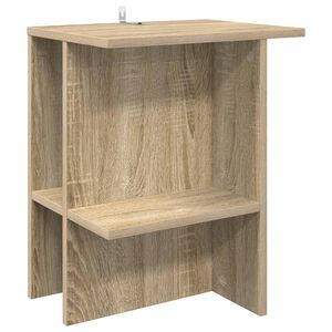 vidaXL Salontafel Sonoma Eiken 40 x 30 x 49 cm Bewerkt hout