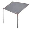 vidaXL Caravanluifel -persoons 240 x 300 cm Grijs en Oranje taft