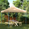 vidaXL Partytent inklapbaar pop-up 292x292x315 cm beige