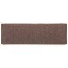 vidaXL Trapmatten 30 st 65x21x4 cm Bruin Rechthoekige Rand