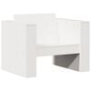 vidaXL Tuinbank 79x60x62 cm massief grenenhout wit