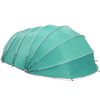 vidaXL Zwembad Tent Koepel Groen 640 x 432 x 205 cm