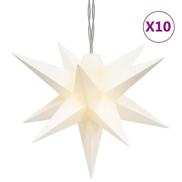 vidaXL Kerstlamp 10 LED's 10 cm wit