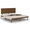 vidaXL Bedframe massief grenenhout honingbruin 200x200 cm
