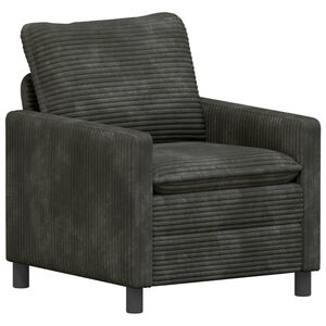 vidaXL Bank Antracietkleurig 76 x 81 x 87,5 cm Polyester