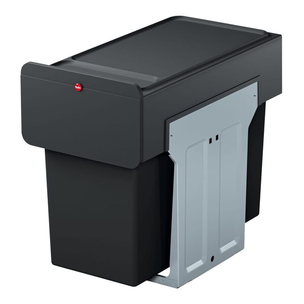 Hailo Afvalbak Ecoline inbouw 3 x 10 L zwart