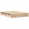 vidaXL Bedframe Bruin 150 x 200 cm Massief grenenhout