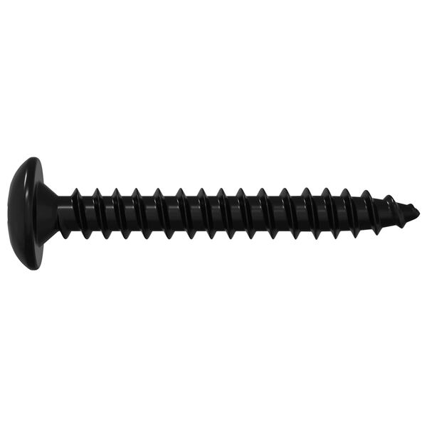 vidaXL Tapnagel 2 pcs Zwart M4 x 28 mm Staal