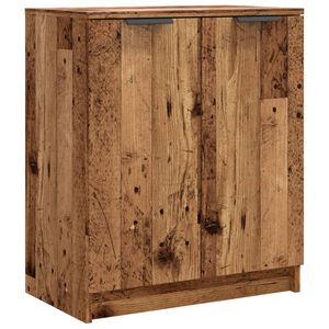 vidaXL Schoenenkast 59x35x70 cm bewerkt hout oud houtkleurig