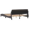 vidaXL Bedframe "Dover" kunstleer grijs 160x200 cm