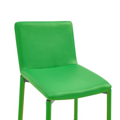 vidaXL 5-delige Barset kunstleer groen