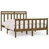 vidaXL Bedframe grenenhout honingbruin 150x200 cm