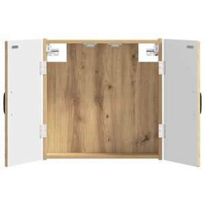 vidaXL Dartbord Kabinet HOORN Artisanaal eiken 52,5 x 10,5 x 53,5 cm