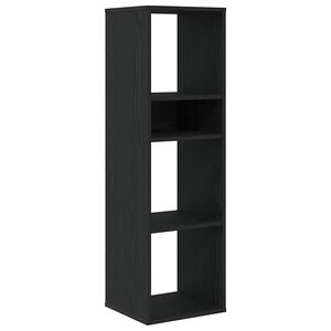 vidaXL Boekenkast 34x31x112 cm bewerkt hout zwart
