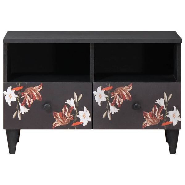 vidaXL Opslagkasten Multikleur 70 x 33,5 x 46 cm Massief Mango Hout