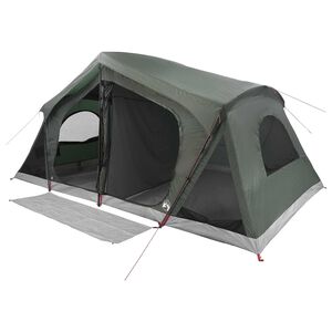 vidaXL Huisje Tent Legergroen 480 x 273 x 205 cm Polyester en staal