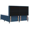 vidaXL Boxspring bed met matras met hoofdeinde Blauw 180 x 200 cm Stof