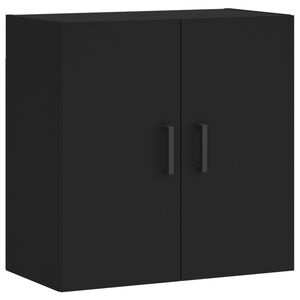 vidaXL Wandkast 60x31x60 cm bewerkt hout zwart