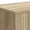 vidaXL Wandtafel Sonoma Eiken 155 x 29 x 74 cm Geconstrueerd hout