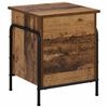 vidaXL Opbergbox Oud hout 80 x 40 x 49,5 cm Bewerkt hout