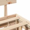vidaXL Bedframe met hoofdeinde Naturel 120 x 200 cm Massief grenenhout