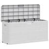 vidaXL Tuinbox 280 L lichtgrijs