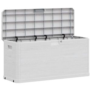 vidaXL Tuinbox 280 L lichtgrijs